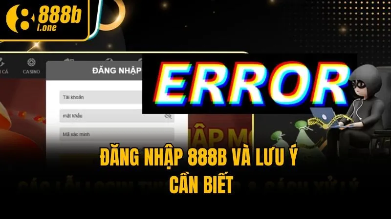 Đăng nhập 888b và lưu ý cần biết