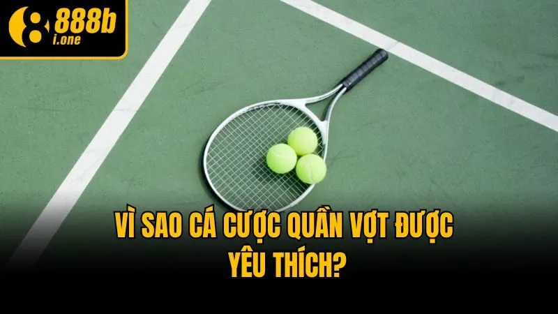 Vì sao cá cược quần vợt được yêu thích?